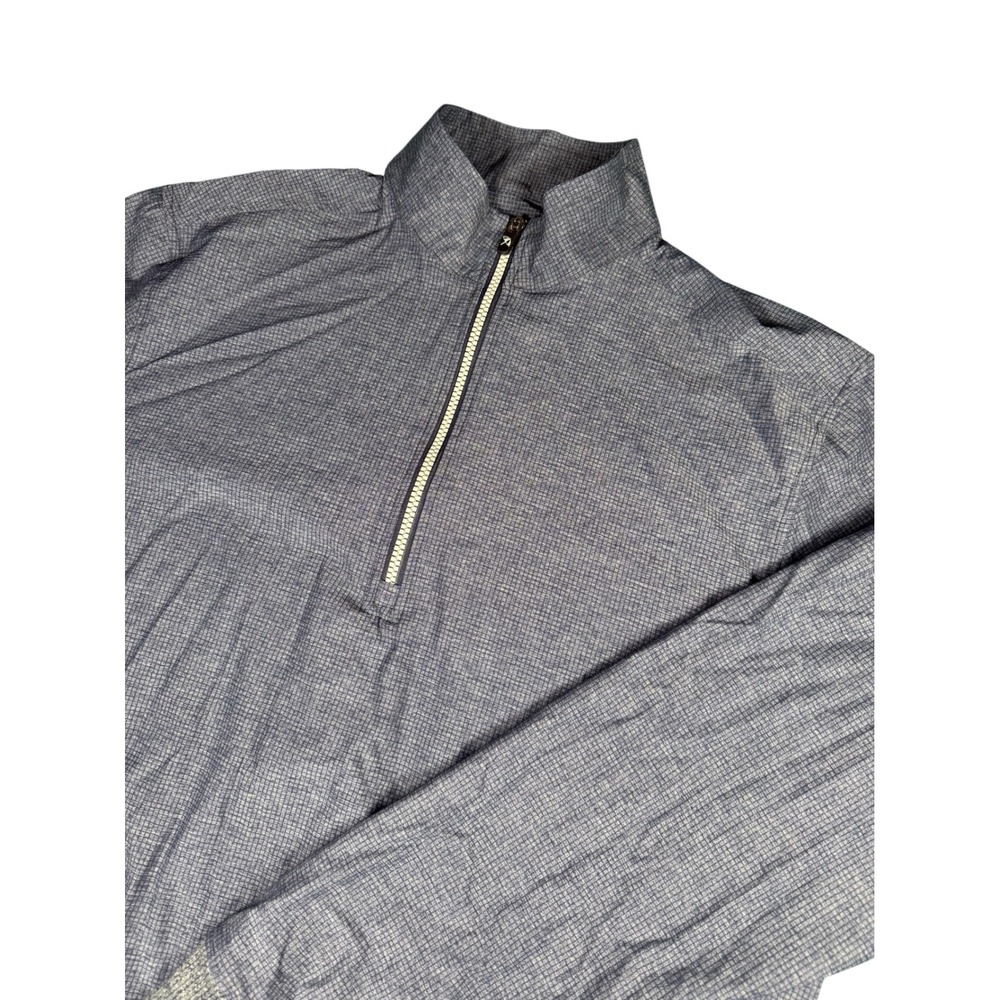 Arnold Palmer Mens Size Large Blue 1/4 Zip Pullover Sweater Golf Athletic
